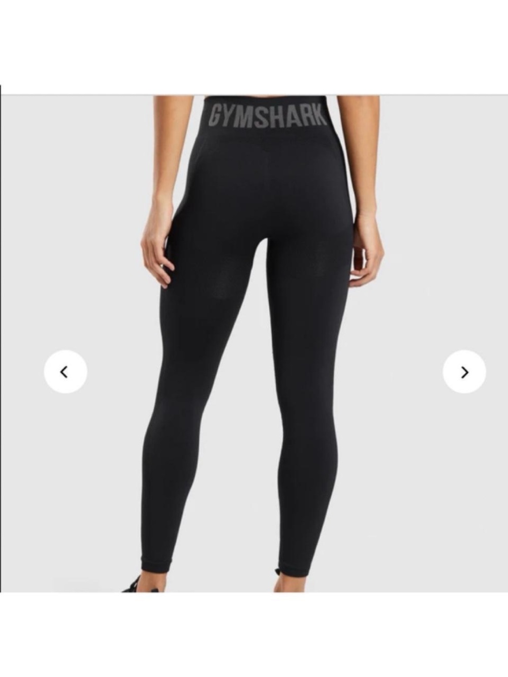 Gymshark seamless high waisted black leggings
